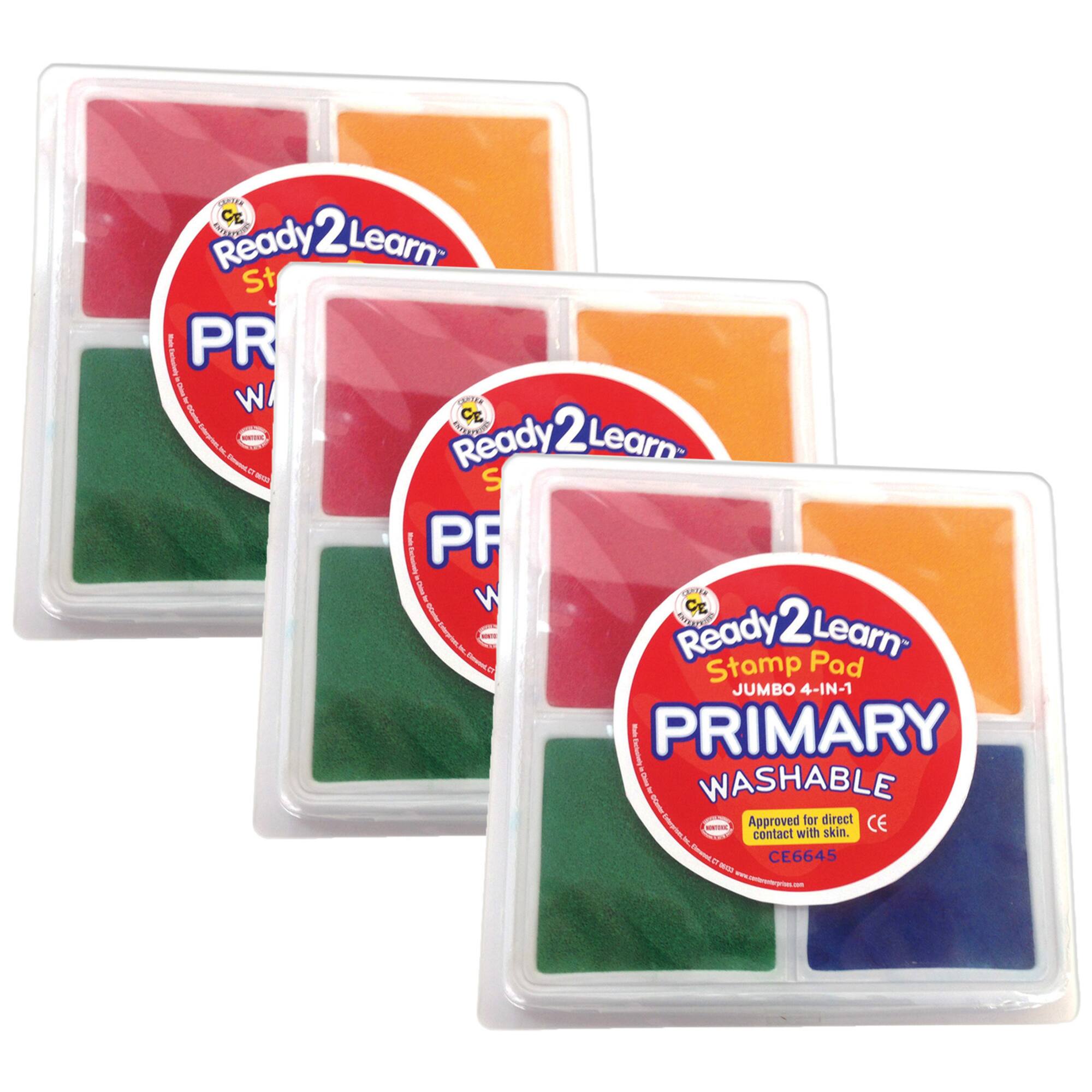 Ready2Learn™ Jumbo 4-in-1 Stamp Pad, 3ct.
